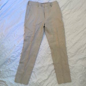 Ralph Lauren Trousers | Sand and Stone Color | Silky White Interior | 32